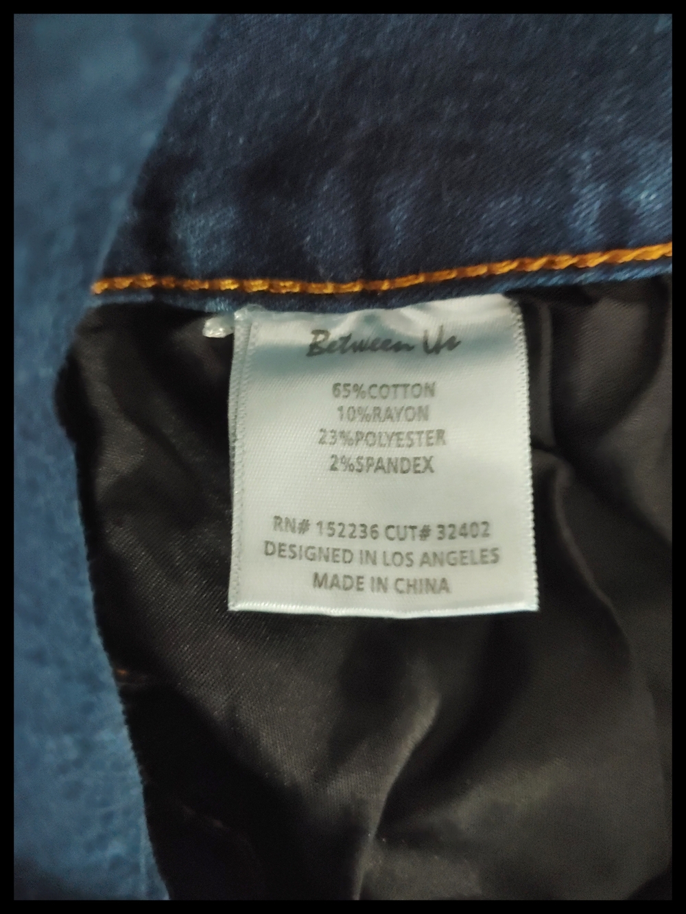 High-Rise Blue Women's Jeans - Picture 5 of 6